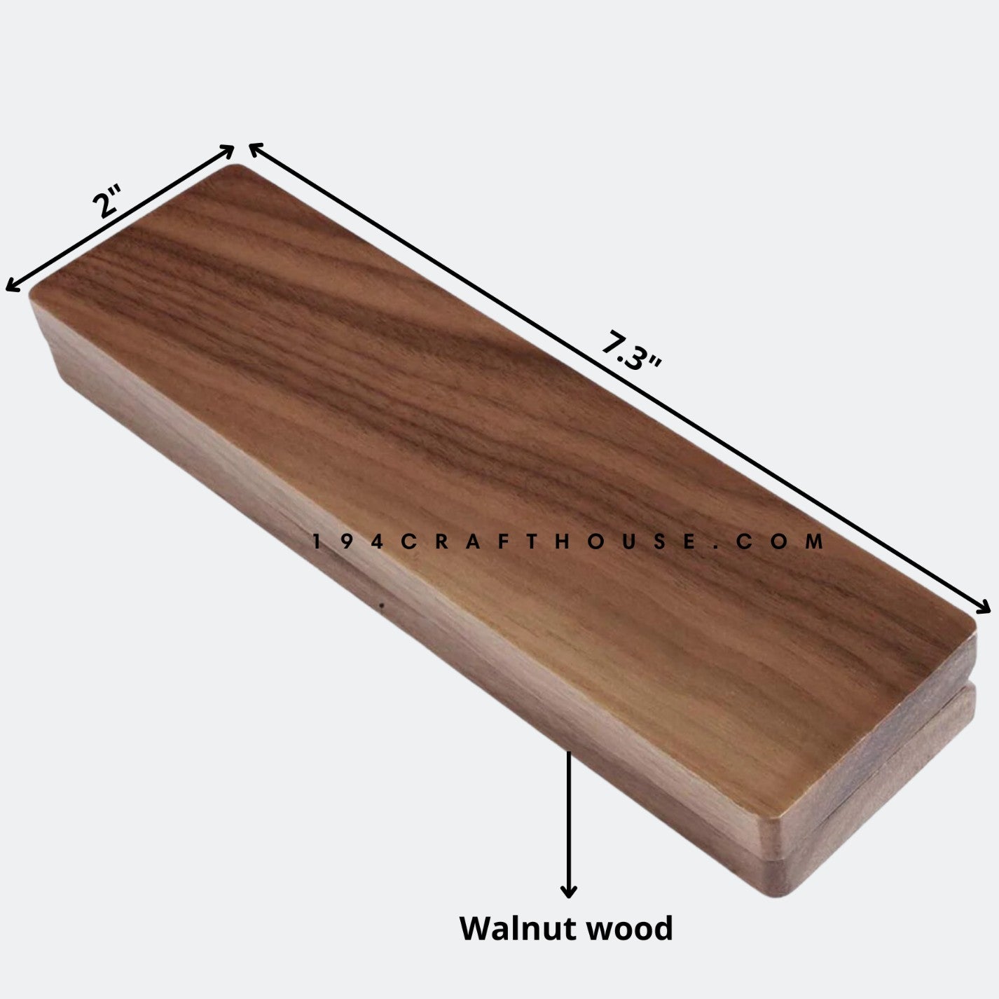Set de bolígrafo y estuche de madera de nogal