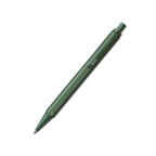 Green pen on a white background