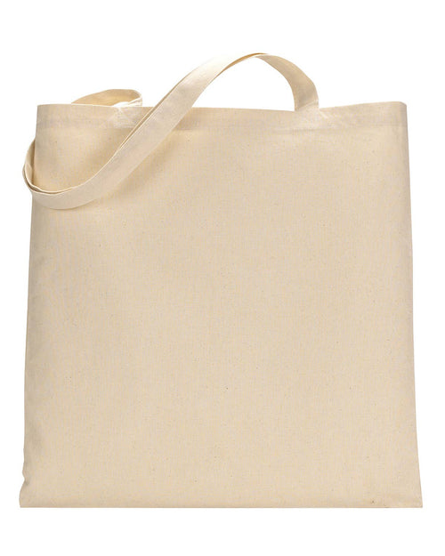 Beige tote bag on a white background