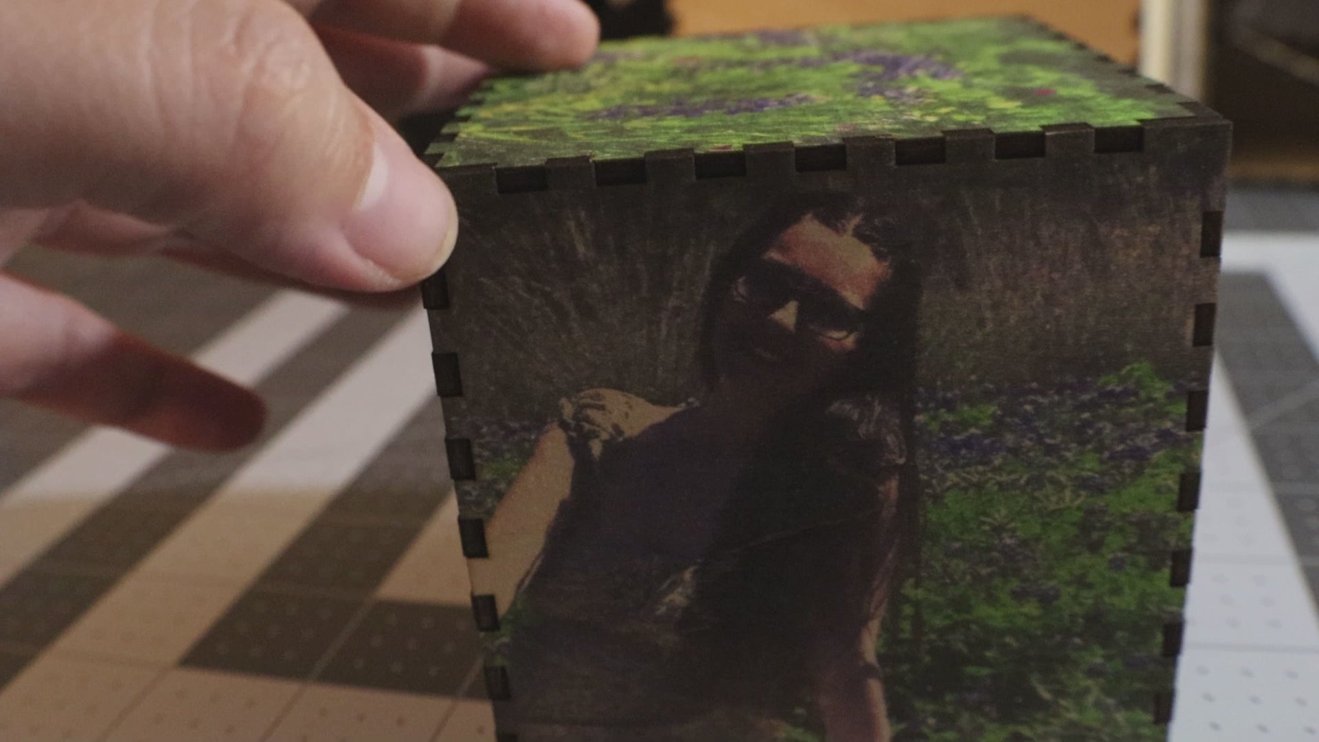 Custom Wooden Photo Keepsake